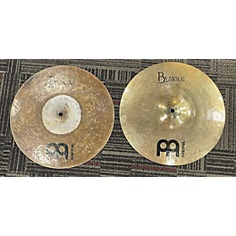 Used MEINL 13in BYZANCE Serpents Pair Cymbal