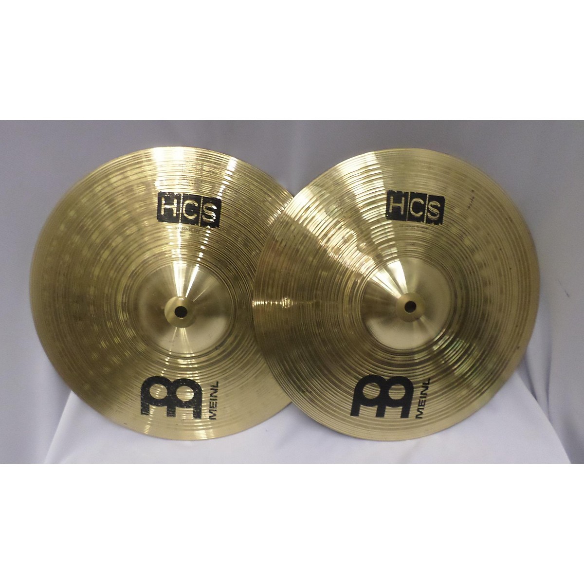 Used Meinl 13in HCS Hi Hat Pair Cymbal Guitar Center