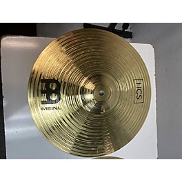 Used MEINL 13in HCS Hi Hat Pair Cymbal