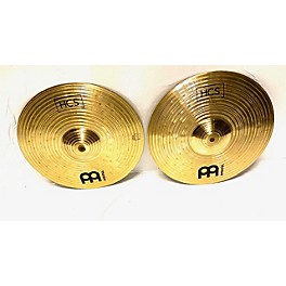 Used MEINL 13in HCS Hi Hat Pair Cymbal