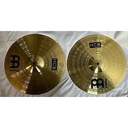 Used MEINL 13in HCS Hi Hat Pair Cymbal