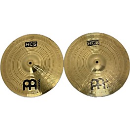 Used MEINL 13in HCS Hi Hat Pair Cymbal