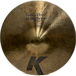 Used Zildjian 13in K Custom Dark Hi Hat Bottom Cymbal