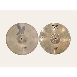 Used Zildjian 13in K/Z Dynobeat Hi-hat (pair) Cymbal