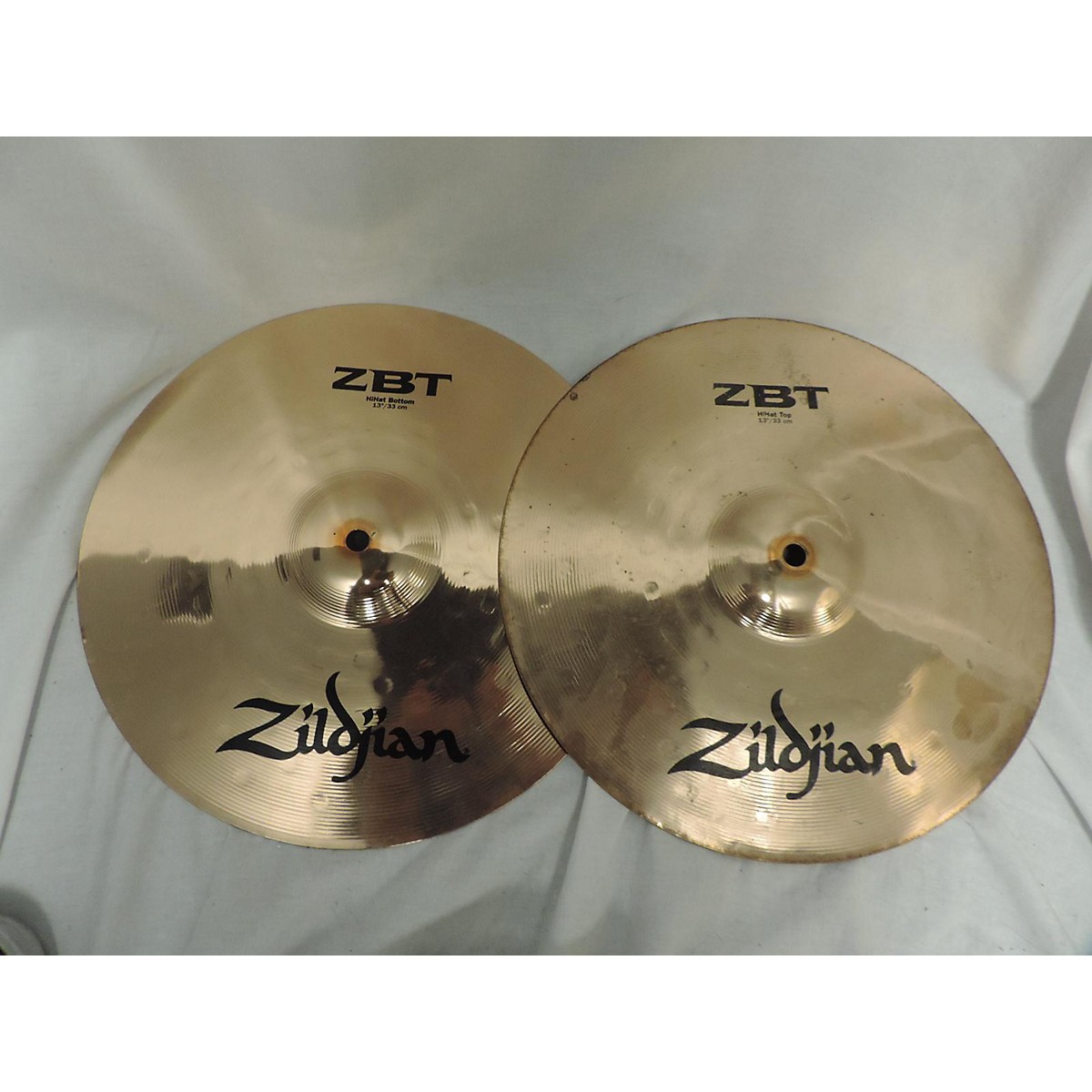 Used Zildjian 13in ZBT Hi Hat Pair Cymbal Guitar Center