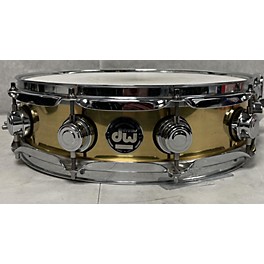 Used DW 14X4 Collector's Series Brass Snare Drum