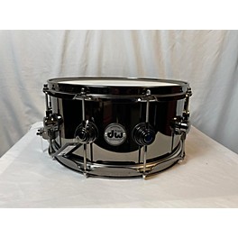 Used DW 14X6.5 Collector's Series Black Nickel Over Brass Drum