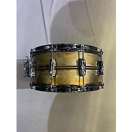 Used Ludwig 14X6.5 RAW BRASS Drum