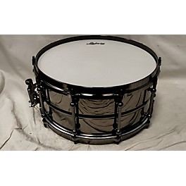 Used Ludwig 14X6.5 Universal Series Black Brass Drum
