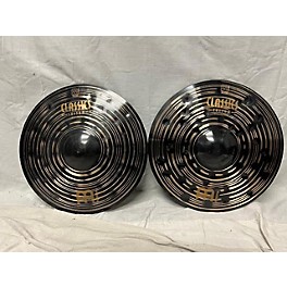 Used MEINL 14in 14' DARK HIGH HATS Cymbal