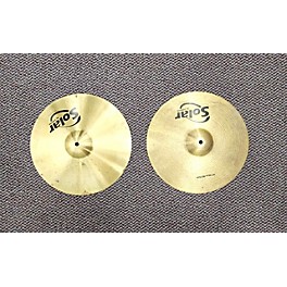 Used Solar by Sabian 14in 14' HIGH HAT PAIR Cymbal