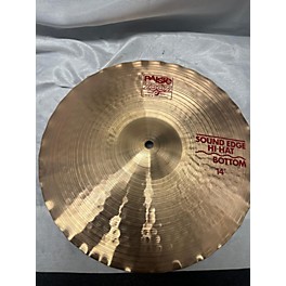 Used Paiste 14in 2002 Sound Edge Bottom Cymbal