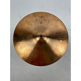 Used Paiste 14in 404 HEAVY HI-HAT BOTTOM Cymbal