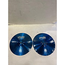 Used Paiste 14in 900 Series Colorsound Hi Hat Pair Cymbal
