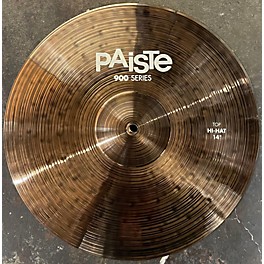 Used Paiste 14in 900 Series Hi Hat Pair Cymbal