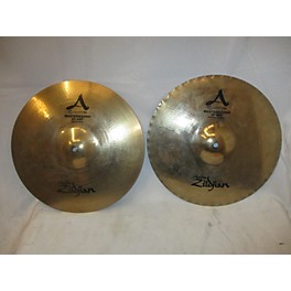 Used Zildjian 14in A Custom Mastersound Hi Hat Pair Cymbal