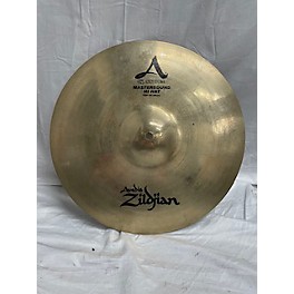 Used Zildjian 14in A Custom Mastersound Hi Hat Pair Cymbal