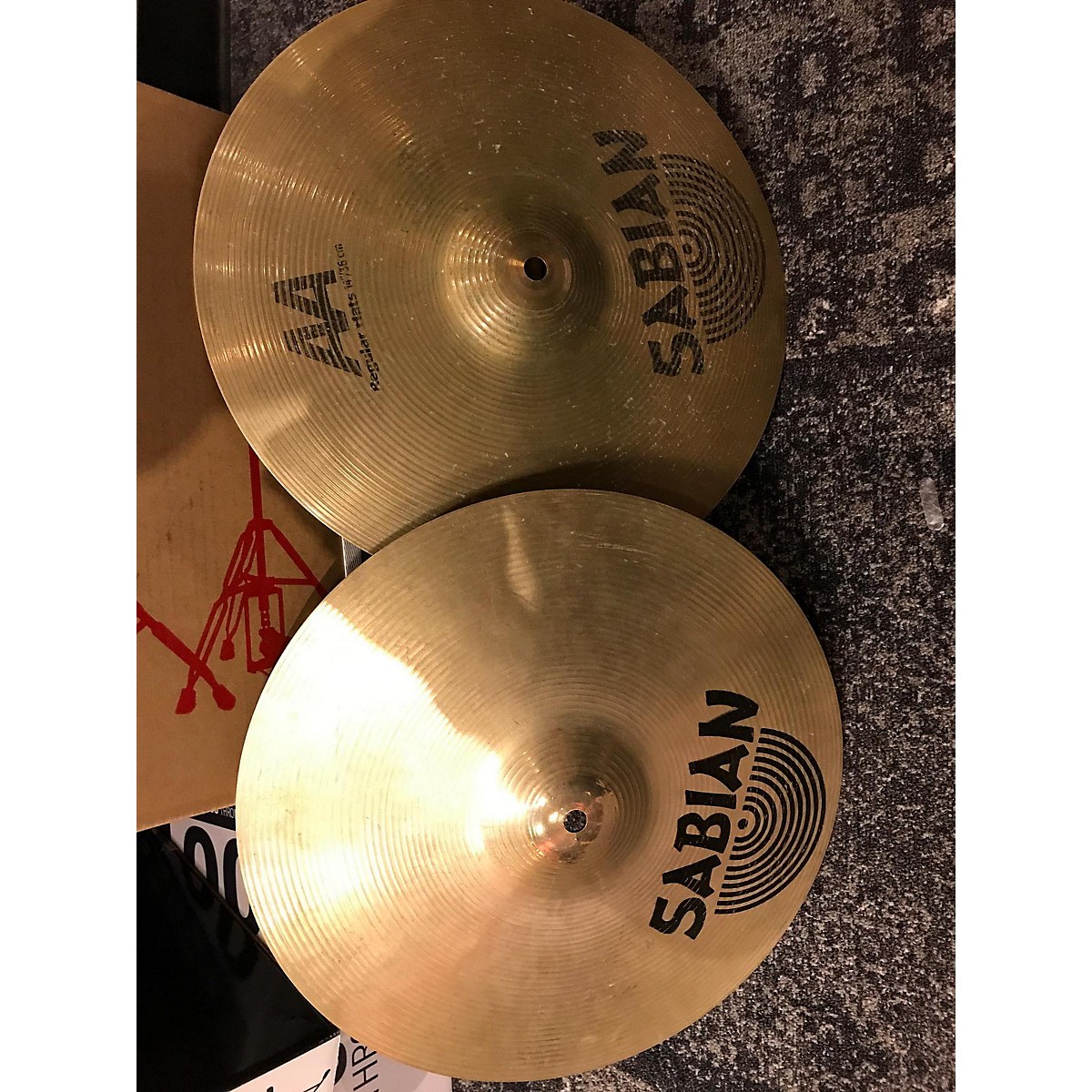 Used Sabian 14in AA Flat Hi Hat Pair Cymbal Guitar Center