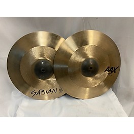 Used SABIAN 14in AAX Frequency Hi Hat Pair Cymbal