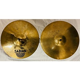Used SABIAN 14in AAX Stage Hi Hat Pair Cymbal