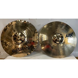 Used SABIAN 14in AAX X-celerator Hi Hat Pair Cymbal