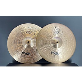 Used Paiste 14in ALPHA POWER HI-HAT PAIR Cymbal