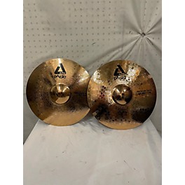 Used Paiste 14in Alpha Medium Hi Hat Pair Cymbal