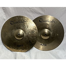 Used Turkish 14in Apex Hi Hat Pair Cymbal
