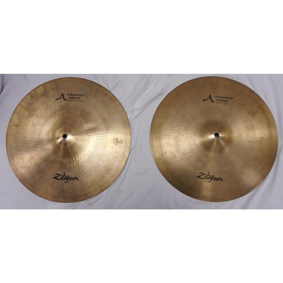 Used Zildjian 14in Armand Series Hi Hat Pair Cymbal Guitar Center