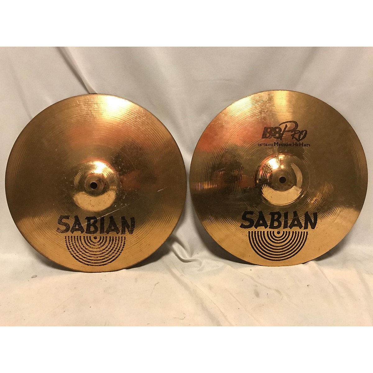 Used Sabian 14in B8 Pro Hi Hat Pair Cymbal 33 Guitar Center