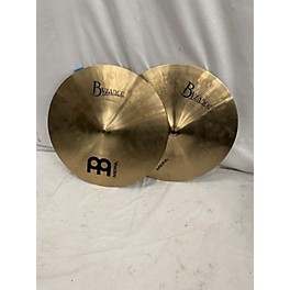 Used MEINL 14in BYZANCE THIN HAT PAIR Cymbal