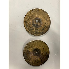 Used MEINL 14in BYZANCE VINTAGE PURE HIGH HAT SET Cymbal