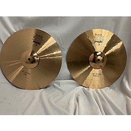 Used Paiste 14in Bronze 502 Hi Hat Pair Cymbal