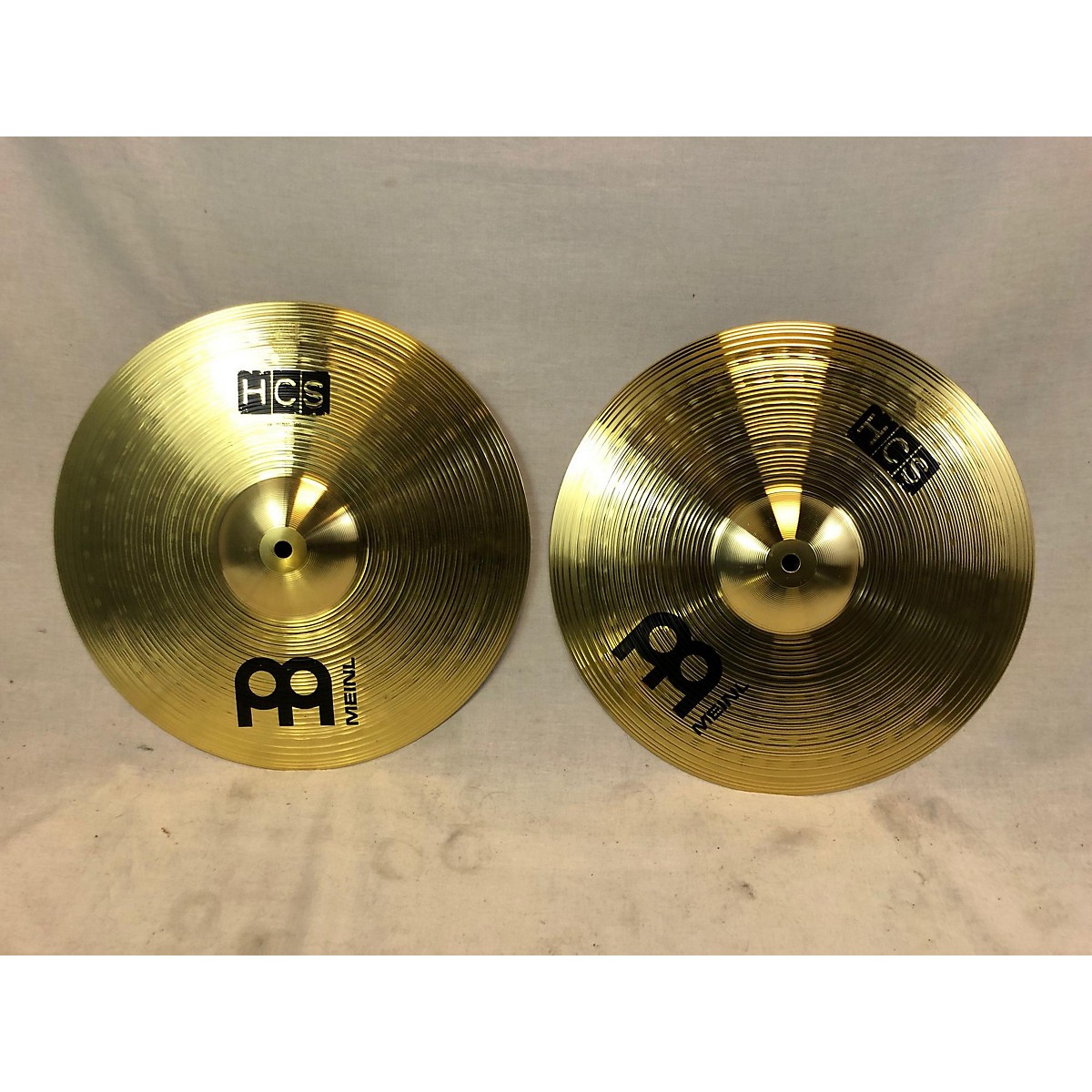 Used Meinl 14in HCS Hi Hat Pair Cymbal Guitar Center
