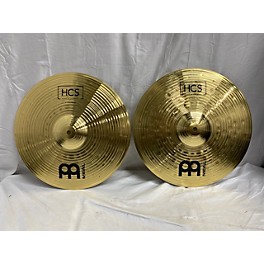 Used MEINL 14in HCS Hi Hat Pair Cymbal