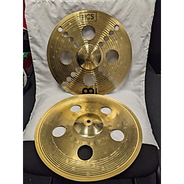 Used MEINL 14in HCS TRASH STACK PAIR Cymbal