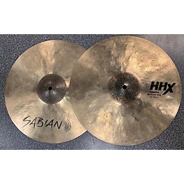 Used SABIAN 14in HHX Complex Medium Hi Hats Pair Cymbal