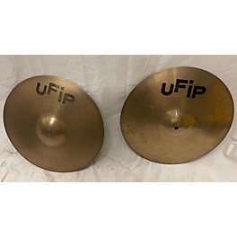 Used UFIP 14in HIHAT PAIR Cymbal