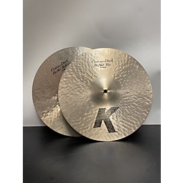 Used Zildjian 14in K Custom Dark Hi Hat Pair Cymbal