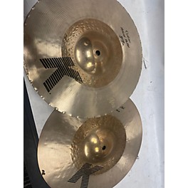 Used Zildjian 14in K Custom Hybrid Hi Hat Pair Cymbal