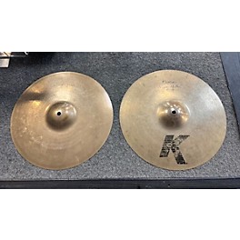 Used Zildjian 14in K Custom Session Hi Hat Pair Cymbal