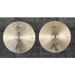 Used Zildjian 14in K Hi Hat Pair Cymbal