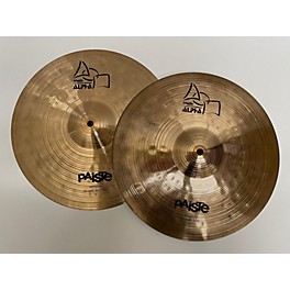 Used Paiste 14in New Alpha Medium Hi Hat Pair Cymbal