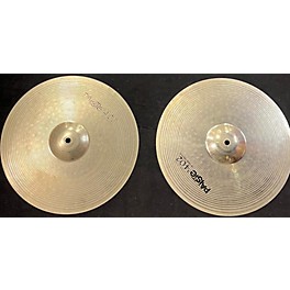 Used Paiste 14in Nickel Silver 402 Hi Hat Pair Cymbal
