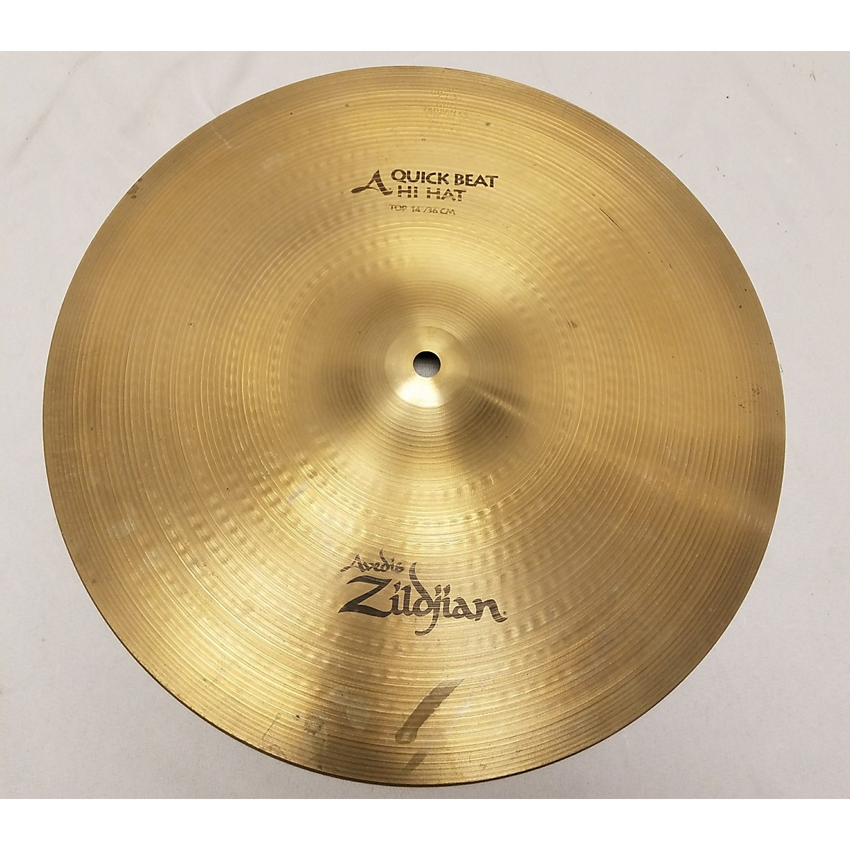 Used Zildjian 14in Quick Beat Hi Hat Top Cymbal Guitar Center