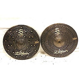 Used Zildjian 14in S Dark Hi Hat Pair Cymbal