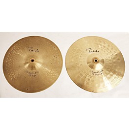 Used Paiste 14in Signature Heavy Hi Hat Pair Cymbal