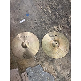 Used Istanbul Agop 14in TRADITIONAL DARK HI HAT PAIR Cymbal