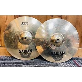 Used SABIAN 14in XSR ROCK HATS PAIR Cymbal
