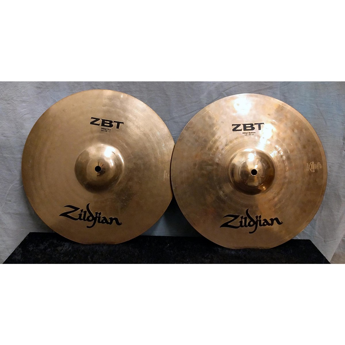 Used Zildjian 14in ZBT Hi Hat Pair Cymbal Guitar Center
